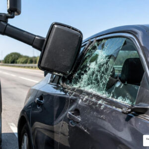 truck mirror injury claim