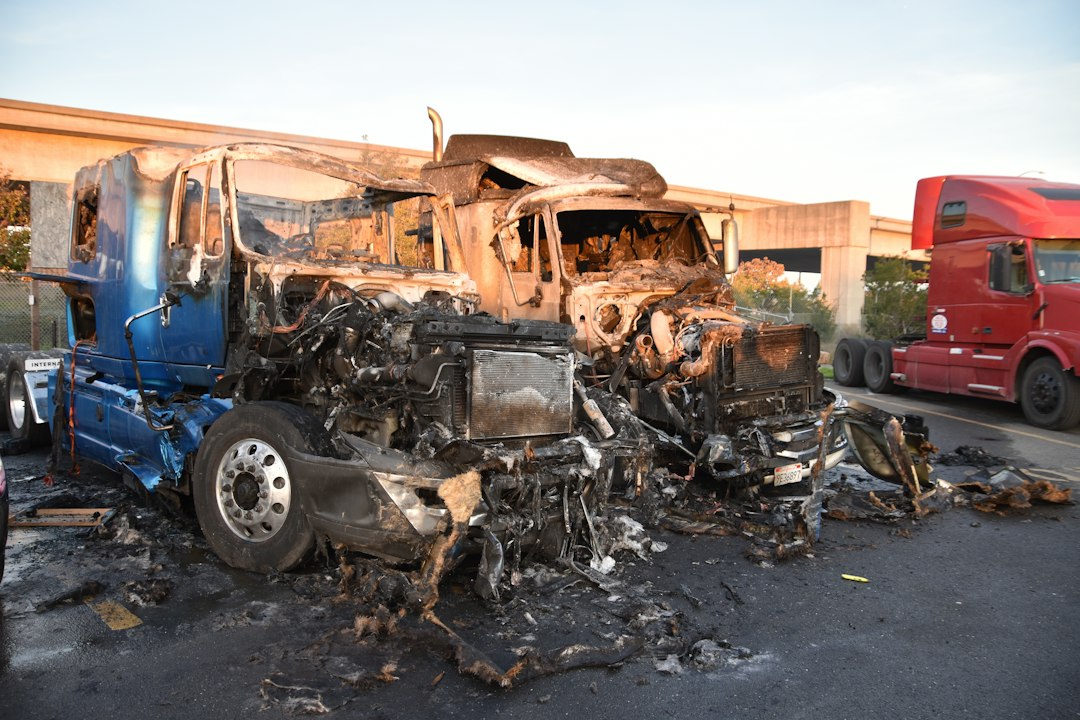 commercial truck wreck